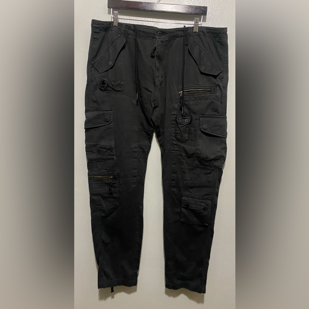 MENS PRPS BLACK CARGO PANTS